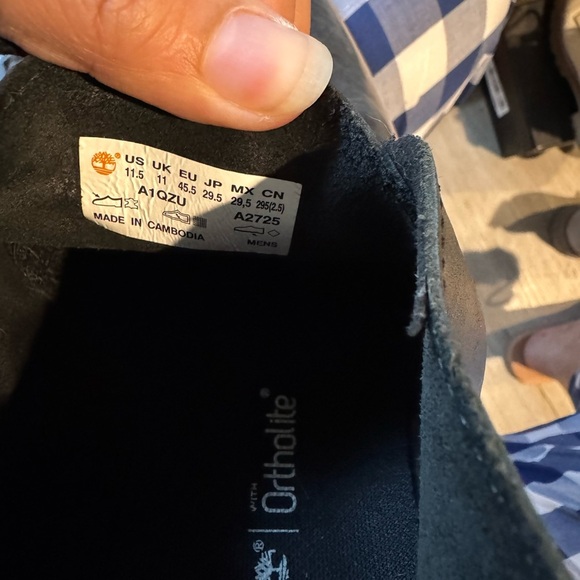 Timberland Black Chukka Boots Sleek Leather Design - Picture 7 of 7